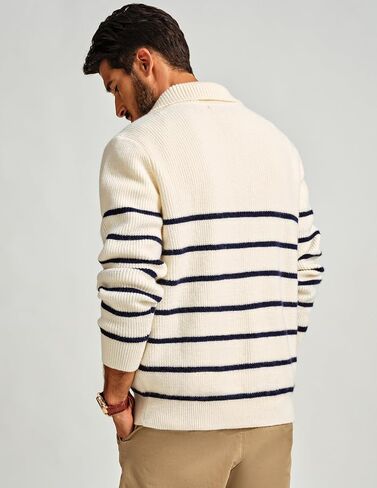 PJ Paul Jones Mens Quarter Zip Sweater Stringed Dock Pullover Sweater سترة منتظمة in Saudi Arabia