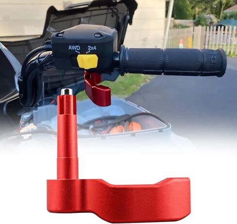 ذراع Thumb Throttle Lever متوافق مع 2009-2021 Polaris Sportsman 450 550 570 1000 و 2009-2018 Polaris Scrambler 550 850 1000 Red in Kuwait