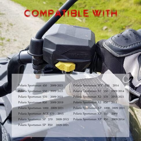 ذراع Thumb Throttle Lever متوافق مع 2009-2021 Polaris Sportsman 450 550 570 1000 و 2009-2018 Polaris Scrambler 550 850 1000 Red in Kuwait
