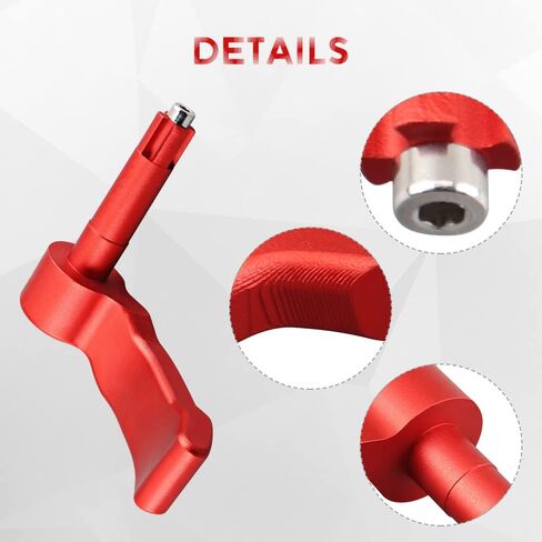 ذراع Thumb Throttle Lever متوافق مع 2009-2021 Polaris Sportsman 450 550 570 1000 و 2009-2018 Polaris Scrambler 550 850 1000 Red in Kuwait
