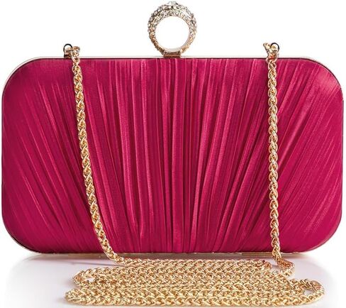 محافظ Babeyond Clutch للنساء - حقيبة يد قابض مسائية من الساتان in Kuwait