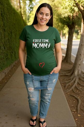 Funny Maternity Shirts for Women - Pregnancy Must Haves Gifts for Pregnant Mom Comfortable Ruched Sides Tops in Kuwait