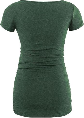 Funny Maternity Shirts for Women - Pregnancy Must Haves Gifts for Pregnant Mom Comfortable Ruched Sides Tops in Kuwait