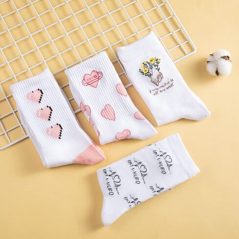 YUOOS Womens Soft Cotton Socks - Singer Album Inspired Long Socks for Girls and Fans Gift in Kuwait