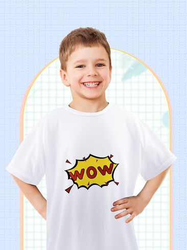 8 Pieces Kids White Sublimation Blank DIY Crew Neck Short Sleeve Tshirt for Boys Girls Summer Transfer Heat Printing in Saudi Arabia