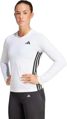 adidas Women's Train Essentials 3-Stripes Long Sleeve T-Shirt in Saudi Arabia