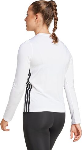 adidas Women's Train Essentials 3-Stripes Long Sleeve T-Shirt in Saudi Arabia