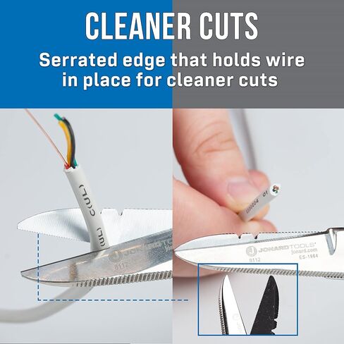 Jonard Tools ES-1964DS Stainless Steel Free-Fall Electrician's Scissors For Reduced Hand Fatigue in Saudi Arabia