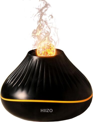 A18 Aroma Diffuser - Daffodil Bulb Design, Ultrasonic Essential Oil Diffuser with LED Flame Light, Quiet Aromatherapy Diffuser for Home & Office, Ideal for Yoga & Sleep (Elegant White) in Saudi Arabia