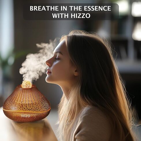 A18 Aroma Diffuser - Daffodil Bulb Design, Ultrasonic Essential Oil Diffuser with LED Flame Light, Quiet Aromatherapy Diffuser for Home & Office, Ideal for Yoga & Sleep (Elegant White) in Saudi Arabia