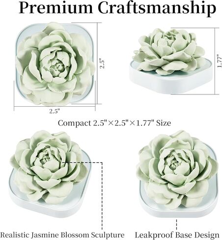 Rose Heart Passive Aromatherapy Diffuser - Decorative Essential Oil Stone for Home/Yoga/Office, Stress Relief & Romantic Ambiance in Saudi Arabia