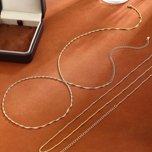 Gold Waist Chain for Women, 14K Gold/Silver Plated Layered Waist Beads Chain Adjustable Pearl Satellite Beads Belly Summer Non Tarnish Body Chain Jewelry Gifts for Women in Kuwait