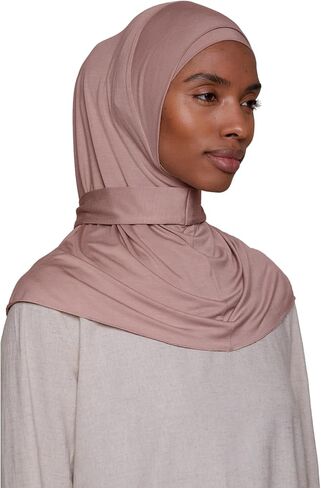 Voile Chic For Instant Hijab Racf for Women-2 قطعة Amira Slip-on Premium Jersey Hijab Dickrf Wrap in Kuwait
