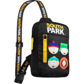 حقيبة South Park Crossbody للمراهقين رجال يسافرون حقيبة كتف قابلة للتعديل حزام Daypack للسفر المهرجانات العطلات محفظة المحفظة للرجال