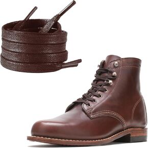 أربطة أحذية مشمع لأحذية Wolverine Lace-Up ، 1/4 "(6 مم) أربطة الحذاء المسطحة بديل لأحذية Oxford Oxford في Oxford