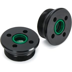 Outboard Trim Cylinder Cap Tilt End Cap 2PCS Compatible with Suzuki Yamaha 4 Cyl 6 Cyl 2 and 4 Stroke 115-300 HP Replace 48630-96J01 64E-43821-01-00