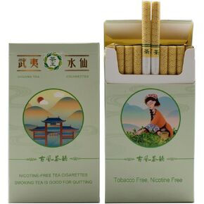 Herbal Cigarettes - Nicotine Free and Tobacco Free-Better effect than nicotine gums-2 packs, a total of 40 sticks