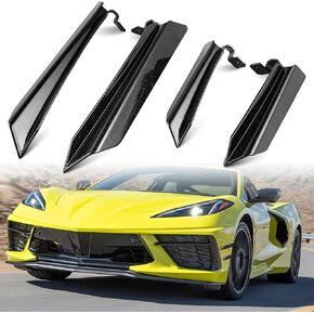 مصد قدم الجانبي الأمامي يتوافق مع 2020-2024 CHEVY C8 CORVETTE CUPE القابلة للتحويل النمط الشفهي