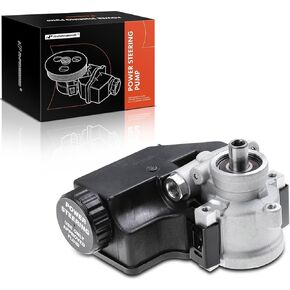 A-Premium Power Steering Pump, with Reservoir, Compatible with Chevrolet LLV 1987 1988 1989 1990 1991 1992 1993, L4 2.5L, Replace # 26002723