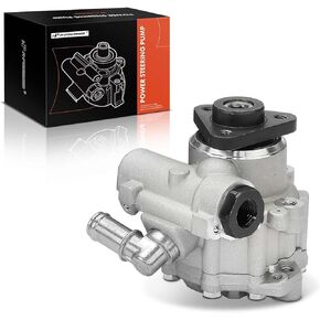A-Premium Power Steering Pump Compatible with Audi A6 2003-2004, A6 Quattro 2002-2004, 2.7L 3.0L 4.2L, Replace # 4B0-145-169-R, 4B0145156R