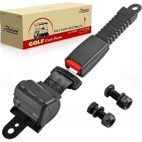 Roykaw القابلة للسحب جولف Cart Cart Kit متوافق مع Ezgo ، Yamaha ، Club Car ، Go Kart Seat Belt ، UTV
