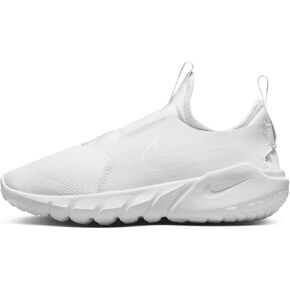 Nike Flex Runner 2 Big Kids' Road Running Shoes Grade School DJ60, Size 4 White/White