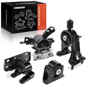 A-Premium 4PCS محرك محرك محرك ومجموعة ناقل الحركة متوافقة مع Scion XB 2008-2015 2.4L ، ناقل حركة أوتوماتيكي ، استبدل# 1237228290 ، 1237122240