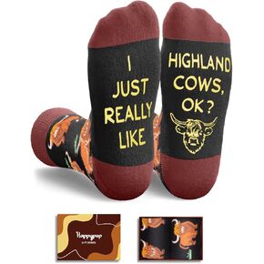 هدايا Happypop Highland Cow Bird للنساء الرجال - عاشق الطيور عاشق الهدايا للفتيات في سن المراهقة الفتيان