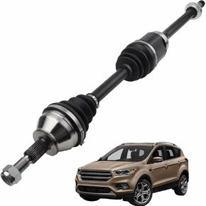 1700-660765 Front Right Passenger Side CV Axle Shaft Assembly Compatible with 2013 2014 2015 2016 2017 2018 Ford Escape L4 1.5L 1.6L Replace #FD-8340