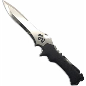 crafthand Life-Size Re4 Jack Krauser Knife 11.8" Metal Game Weapon Collectible Desktop Decoration Cosplay Prop Keychain
