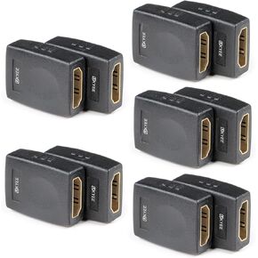 وصلة HDMI أنثى إلى أنثى موصل 4K HDMI إلى HDMI محول 2 حزمة، موسع HDMI ثلاثي الأبعاد 4K متوافق مع HDTV Roku TV Stick Chromecast Nintendo Switch Xbox One Playstation PS4 الكمبيوتر المحمول in Kuwait