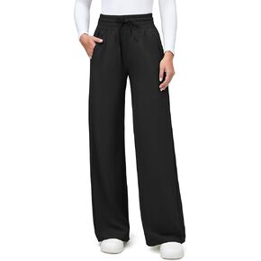 IUGA UPF 50+ Hiking Travel Pants Women Quick-Dry Beach Pants Wide Leg Business Casual Pants 28''/30''