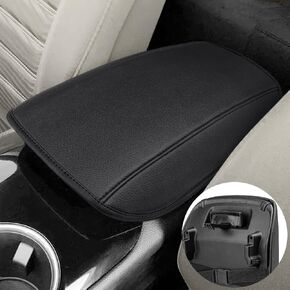 تغطية وحدة التحكم المركزية لـ Ford Fusion 2013-2016 ، واقي ذراعي وحدة التحكم فينيل فينيل ، ومكافحة الخدش ، والأسود