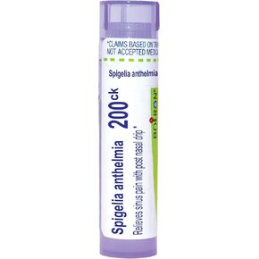 Boiron Spigelia Anthelmia 200Ck for Sinus Pain with Post Nasal Drip - 80 Pellets