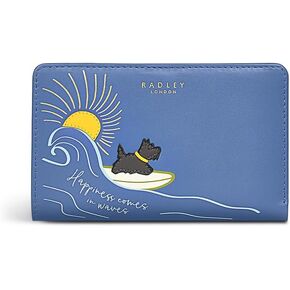Happiness Comes in W Medium Bifold Purse Boathouse, Boathouse, M, Classic