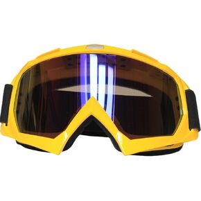 Dirt Bike Goggles for Men,Ski Goggle Women and Kids,Motorcycle ATV Goggle Adult Motocross Skiing Snow Goggles(Yellow)