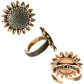 HAVE FAITH | SUNFLOWER | Inspire Ring