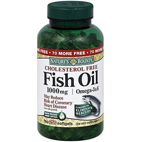 Nature's Bounty Fish Oil, 1000 Mg 250 Softgels