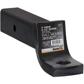 Buyers Products 1803405 Black Towing Ball Mount