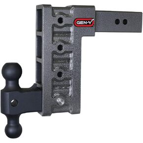 Gen-Y GH-614 MEGA-DUTY قابلة للتعديل 9 بوصات قابلة للرقابة مع كرة مزدوجة GH-061 مقابل 2.5 "-سعة القطر 21000 رطل-3000 رطل وزن لسان