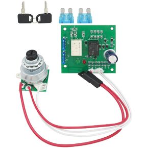 AM136681 AM115471 Starter Ignition Key Switch Module with 2 KeysFits John Deere Garden Tractors 415 425 445 455 Serial Number Below 070001 Replacement AM121130 AM120819 AM118981