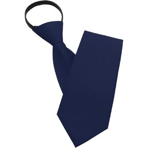 Ties for Men Pre-tied Mens Tie, Zipper Mens Ties Adjustable Solid Color Ties for Wedding Office Concert Party