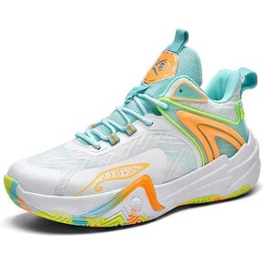 Basketball Shoes for Women and Men, Comfortable Non Slip Sports Outdoor Casual High Top Fashion Sneakers