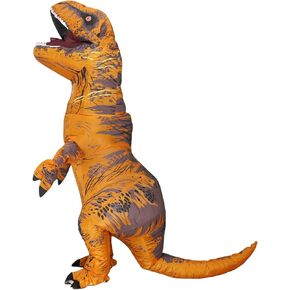 زي الديناصورات القابل للنفخ للبالغين ، T rex costume الكبار تفجير زي t-rex ، زي مضحك ل cosplay الهالوين