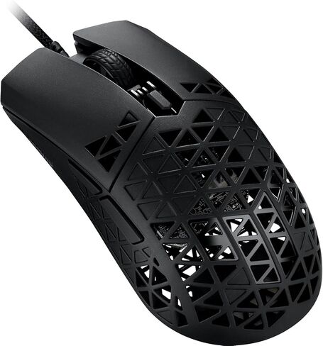 ASUS TUF M4 Wireless Gaming Mouse with Dual Wireless Modes - P306, Ambidextrous Design, 12,000 dpi Sensor, Six programmable Buttons, PBT top Cover Guard, Black Color in Saudi Arabia
