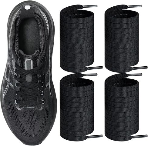 2 أزواج من أربطة الحذاء لـ ASICS Gel-Kayano/Gel-Nimbus/GT-2000/Gel-Cumulus Sneakers ، استبدال سلاسل الأحذية للركض in Saudi Arabia