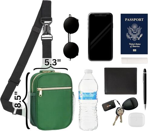 Anti Theft Crossbody Bags for Women & Men Sling Bag with RFID Blocking Travel Crossbody Bags for Women Crossbody Purse in Kuwait