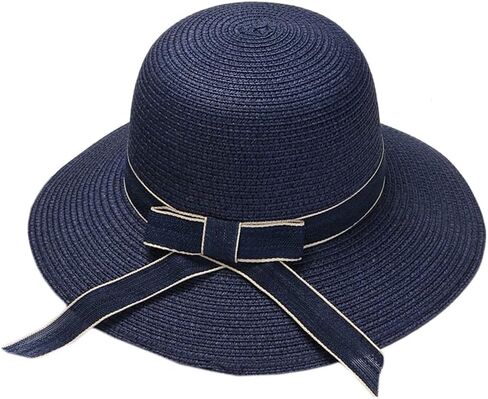 Summer Straw Hat Sun UV Protection Wide Brim Breathable Beach Visor Hats for Women in Saudi Arabia