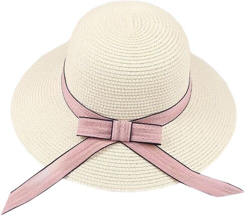 Summer Straw Hat Sun UV Protection Wide Brim Breathable Beach Visor Hats for Women in Saudi Arabia