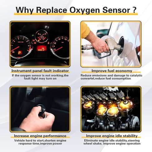 Nifeida 234-4529 Oxygen O2 Sensor Heated Air Fuel Ratio Upstream Sensor Compatible with 2013-2021 Buick Encore 2014-2016 Cadillac ELR Chevrolet Cruze Sonic Trax Volt 1.4L L4 Replace 213-4764 55572993 in Saudi Arabia